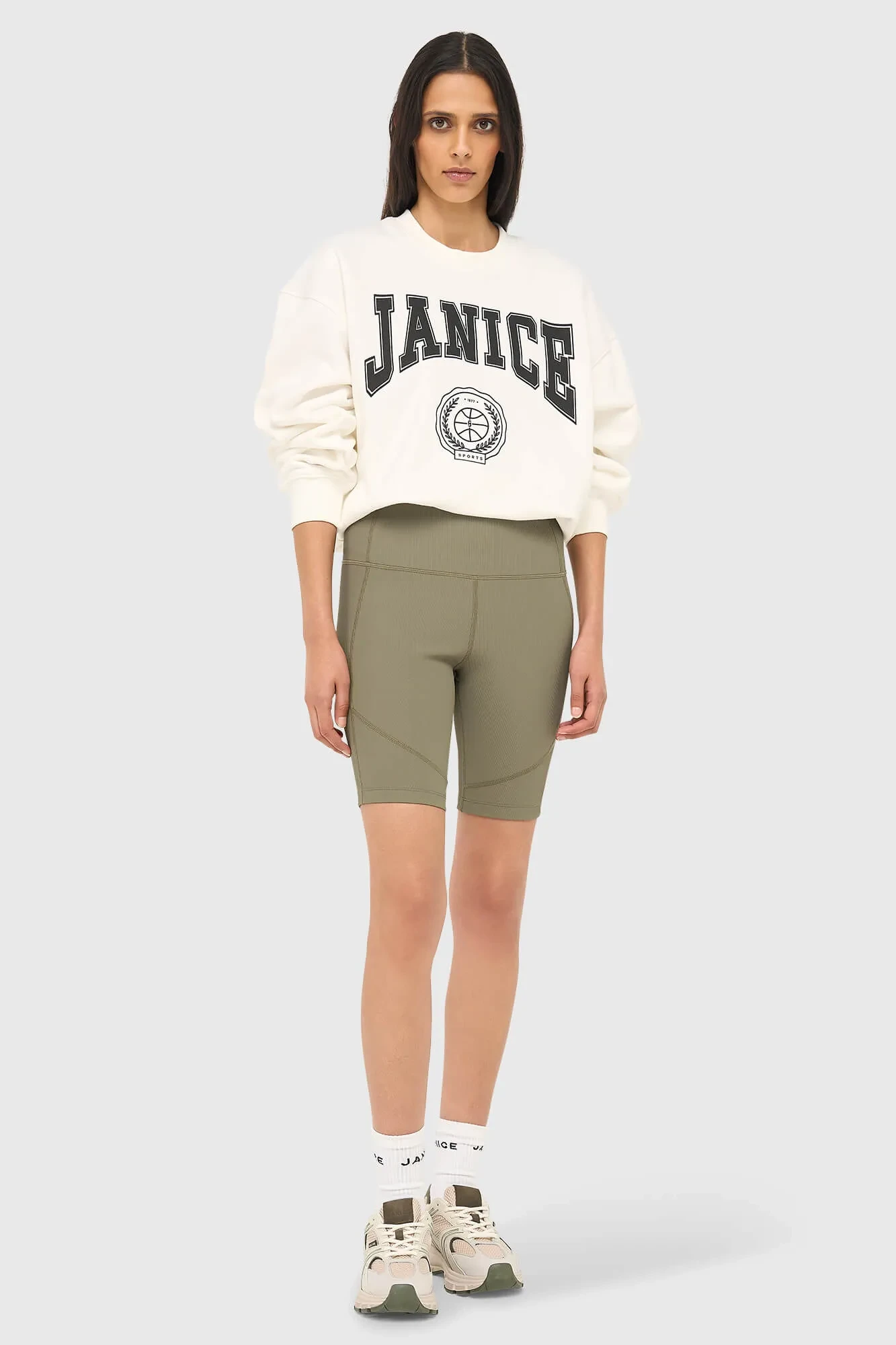 Korte Legging Shorts Sport Cole Groen