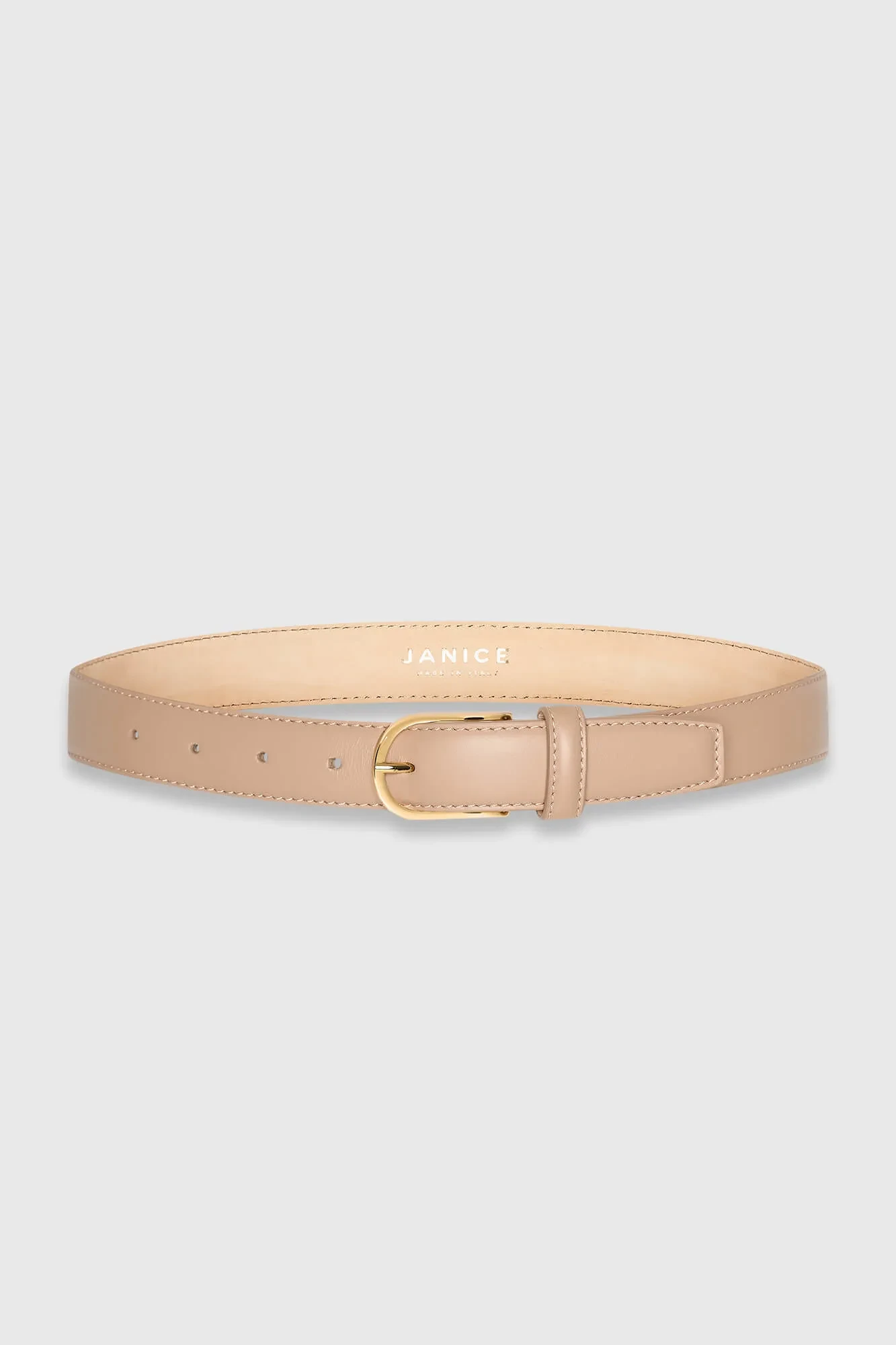 Leren Riem Dames Chase Taupe